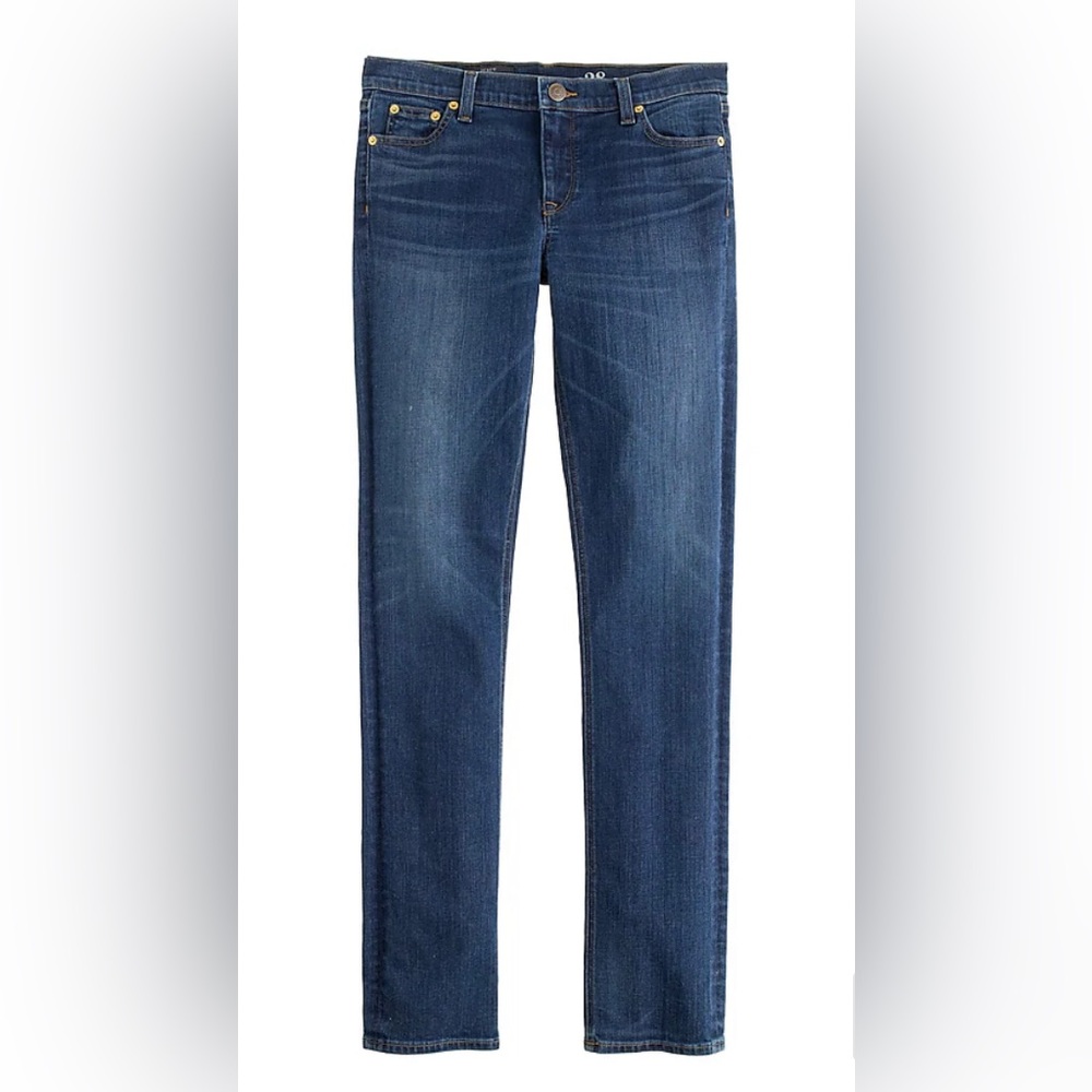 J Crew • Matchstick stretchy straight leg dark wash jeans, sz 30 short